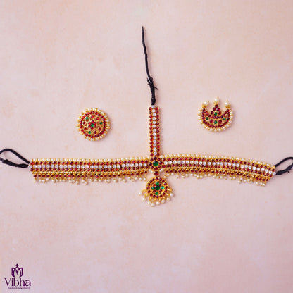 Bharatanatyam Bits Design Dance Set