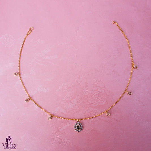 Minimal Necklace with CZ Bit Chain